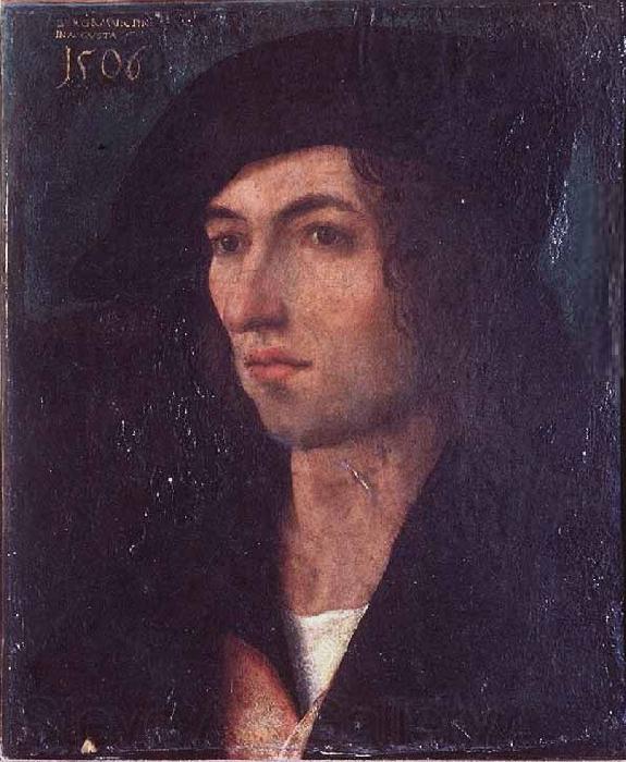 Hans Burgkmair Portrait of a man France oil painting art